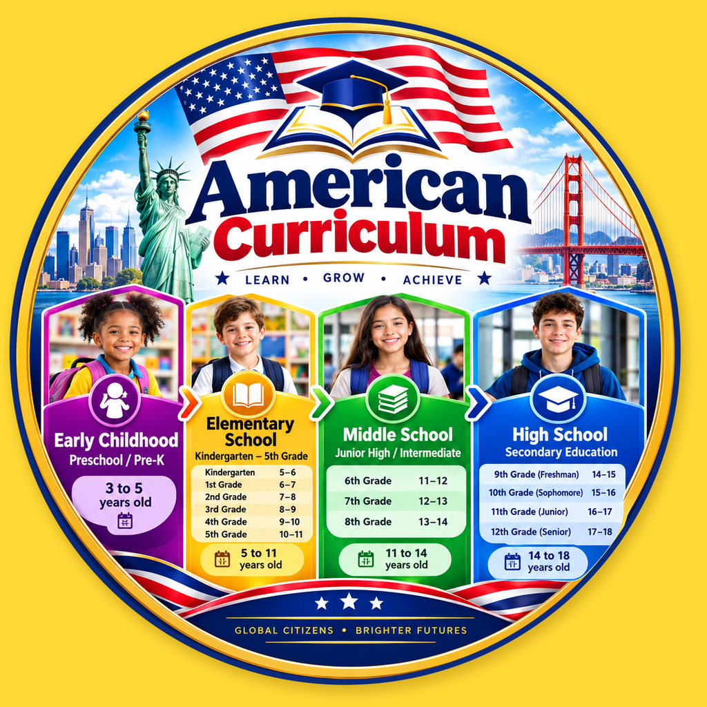 american curriculum badge yellow ffd936